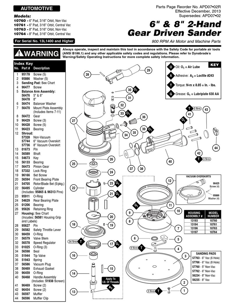 Dynabrade 10725 manual