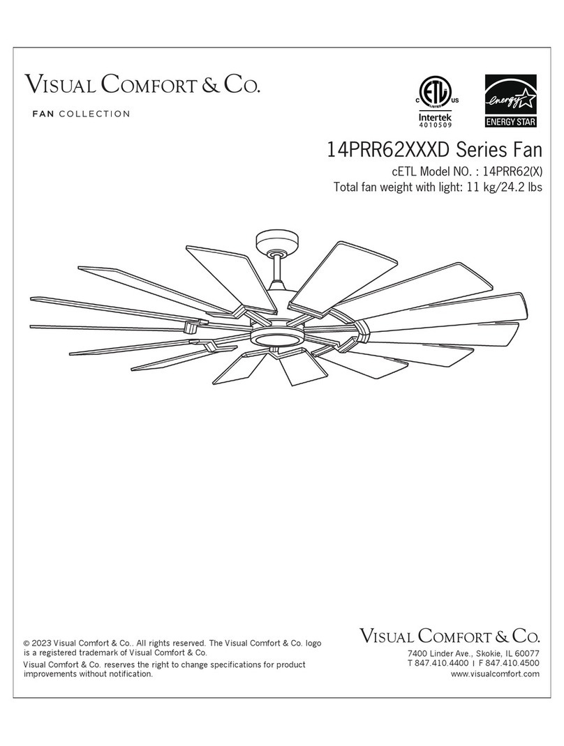 Visual Comfort & Co. Prairie 62 14PRR62 D Series User manual