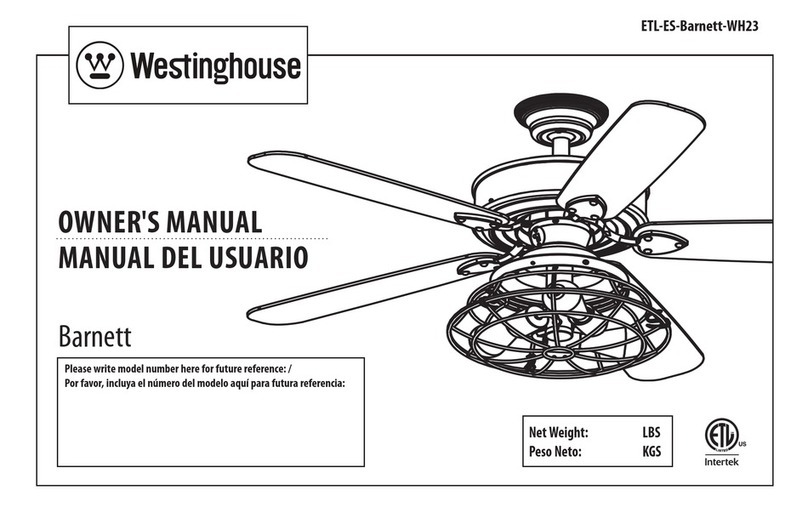Westinghouse 7220500 User manual