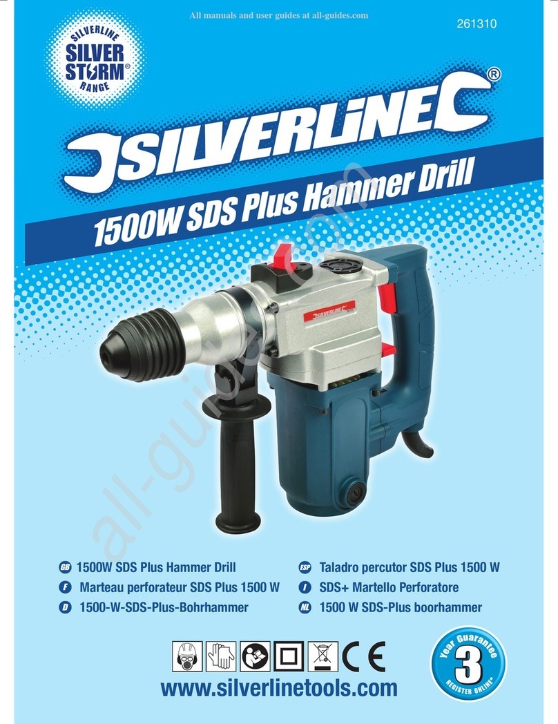 Silverline Silver Storm SDS Plus User manual