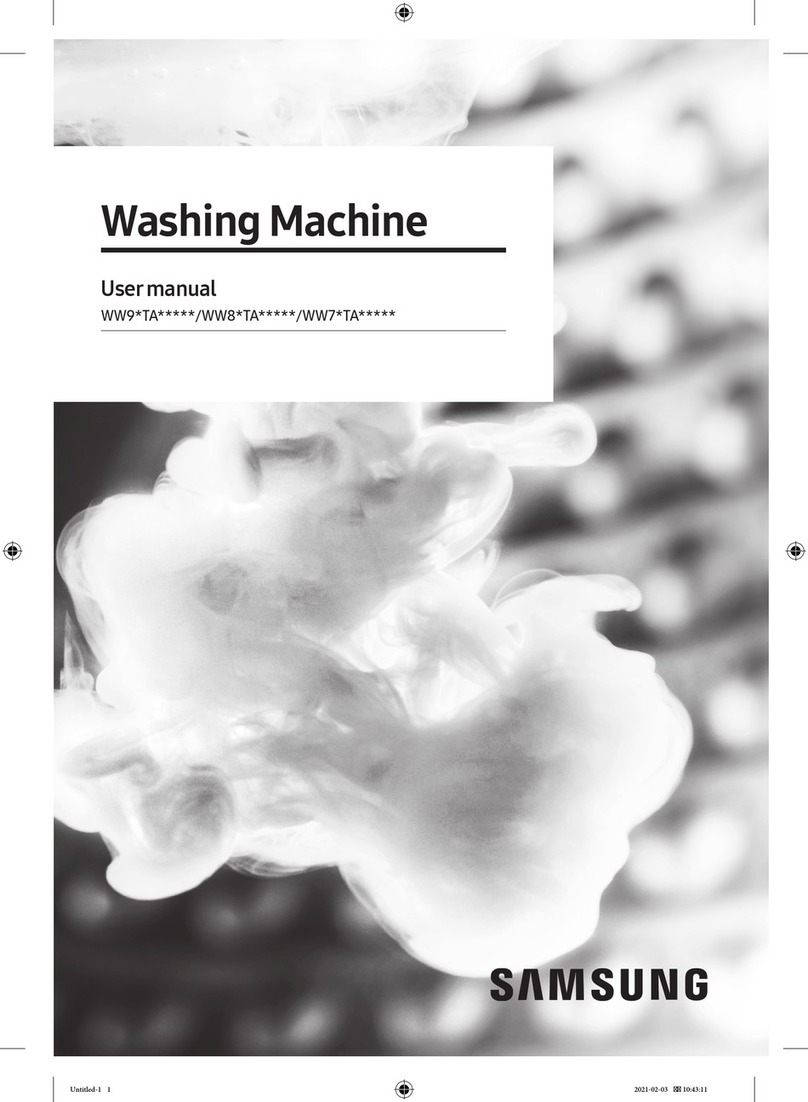 Samsung WW7 TA Series user manual