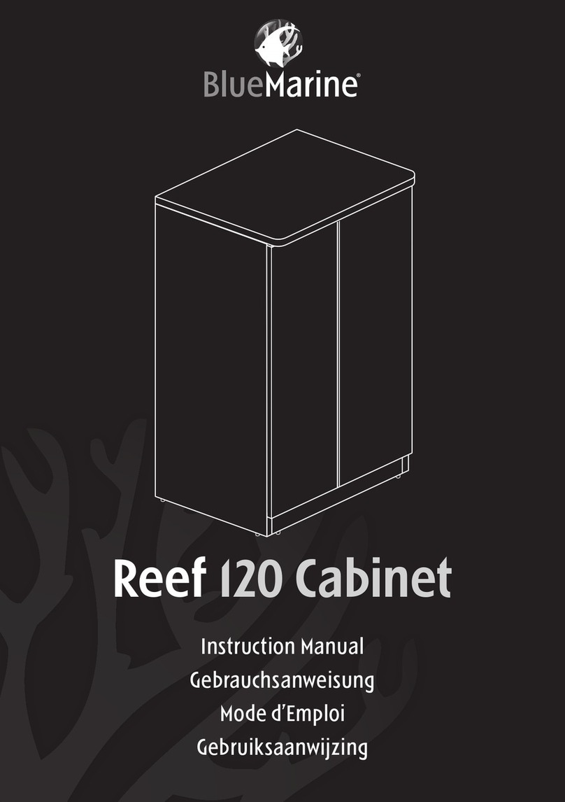Blue Marine Reef 120 Cabinet instruction manual