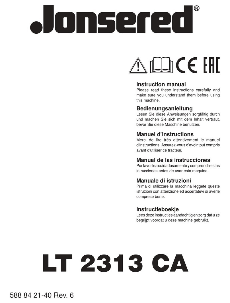 Jonsered LT 2313 CA instruction manual