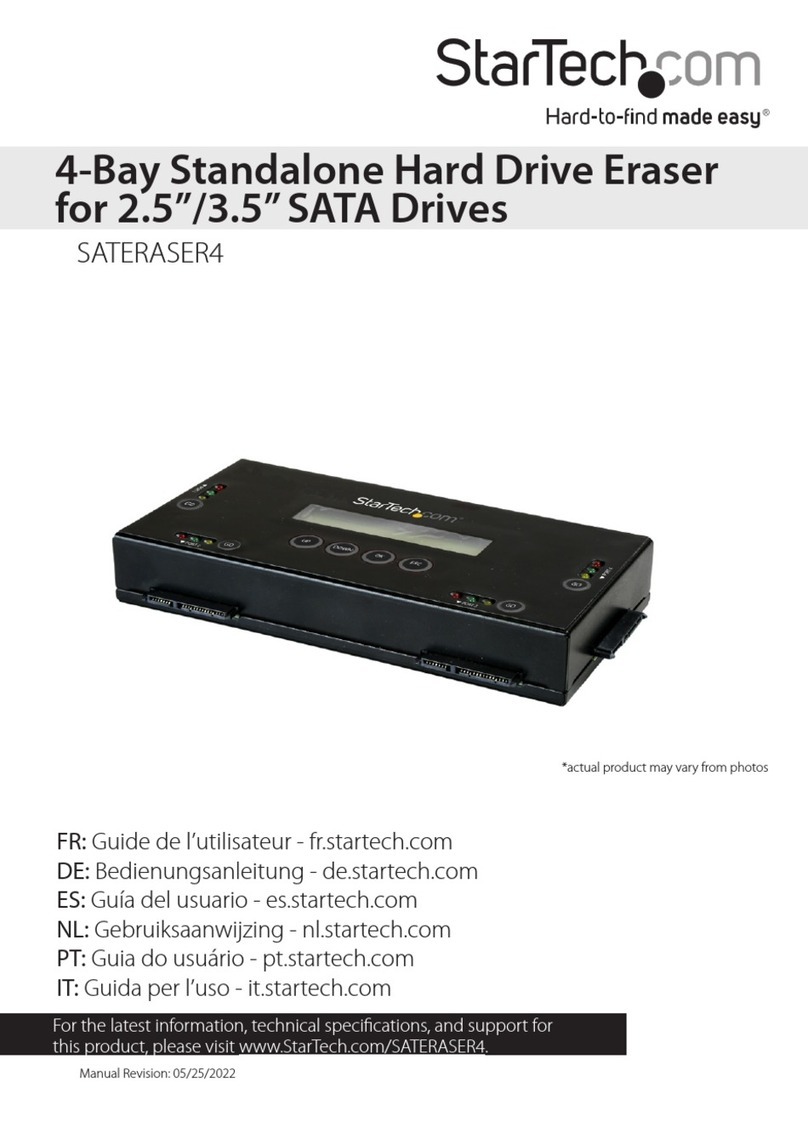 StarTech.com SATERASER4 User manual