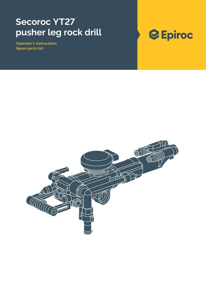 Epiroc Secoroc YT27 Specifications