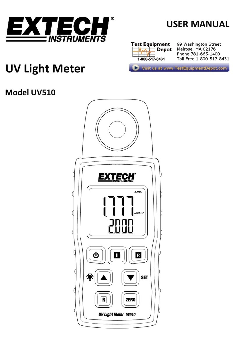 Extech Instruments UV510-NIST User manual