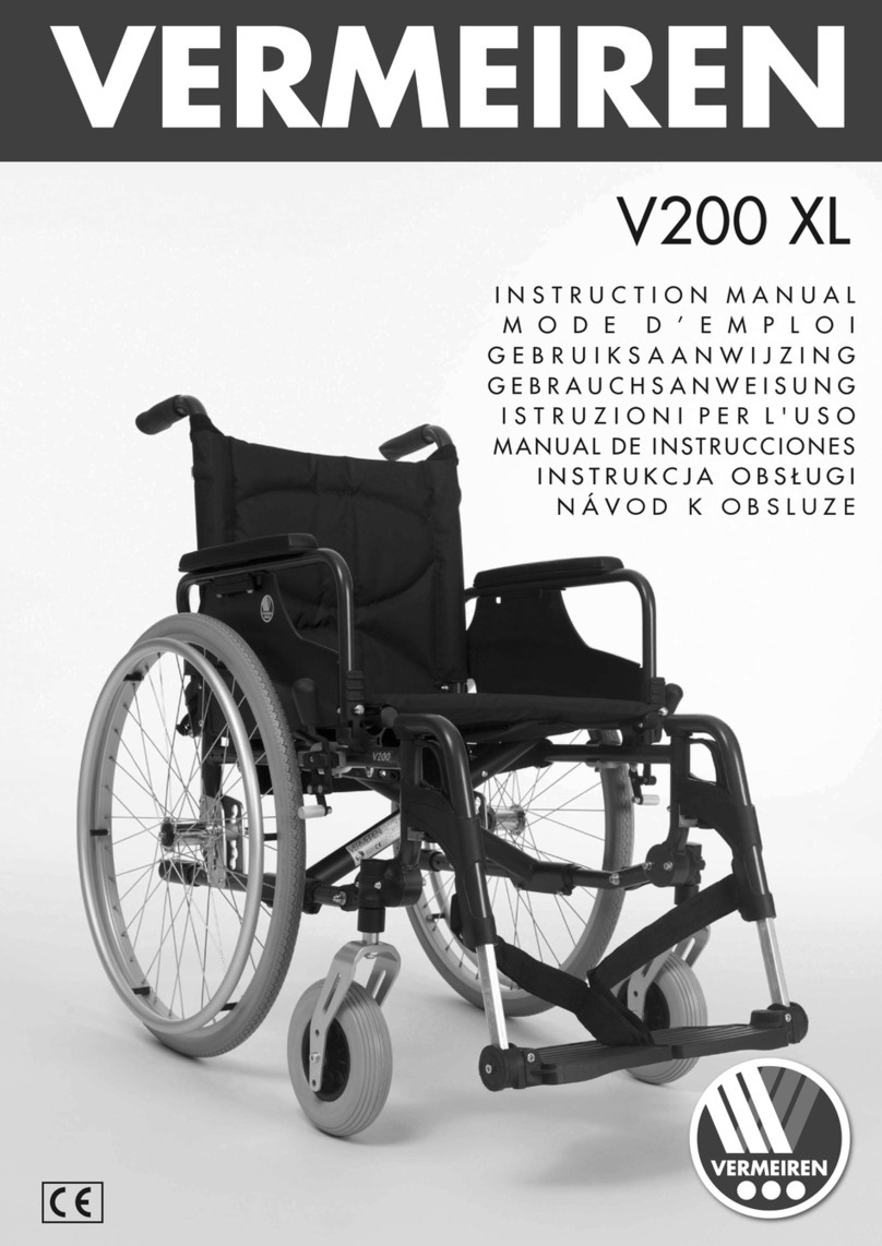 Vermeiren V200 XL instruction manual