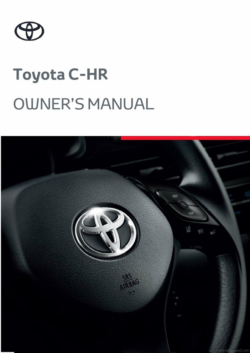 Toyota C-HR 2015 owner's manual