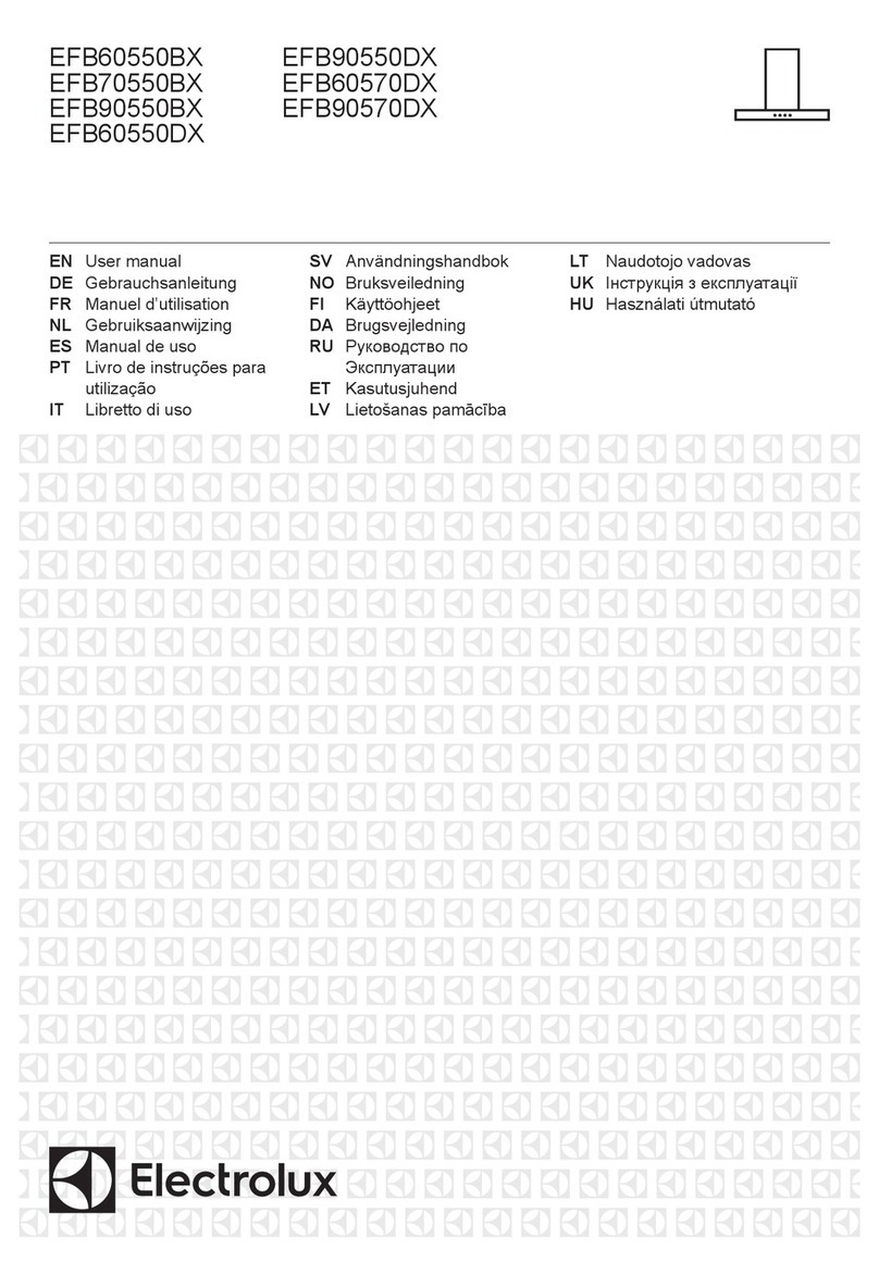 Electrolux EFB70550BX user manual