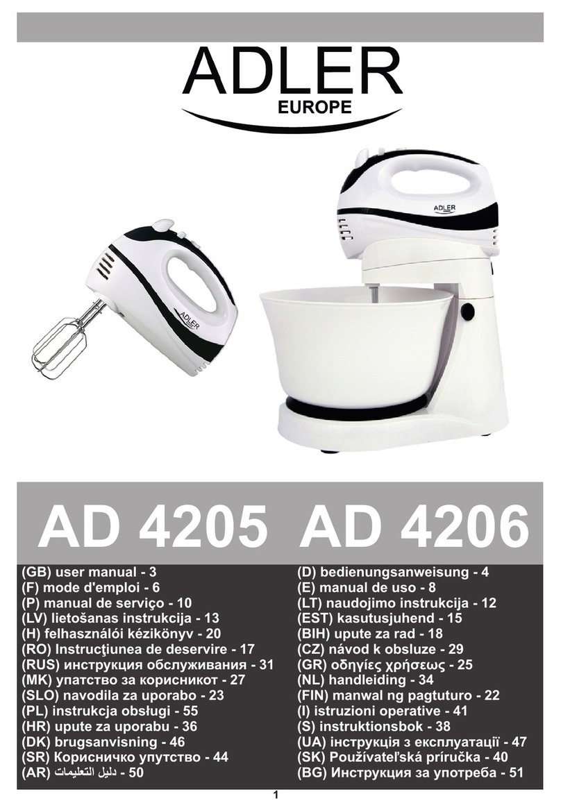 Adler Europe AD 4205 User manual