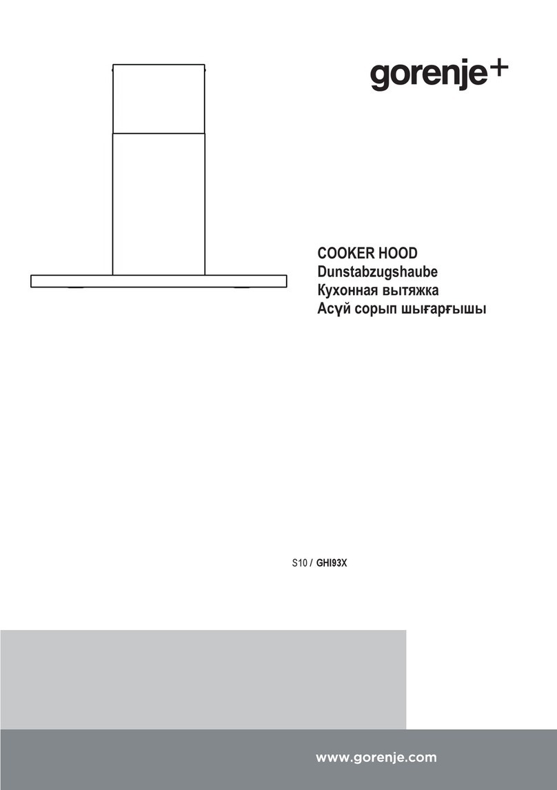 Gorenje GHI93X manual