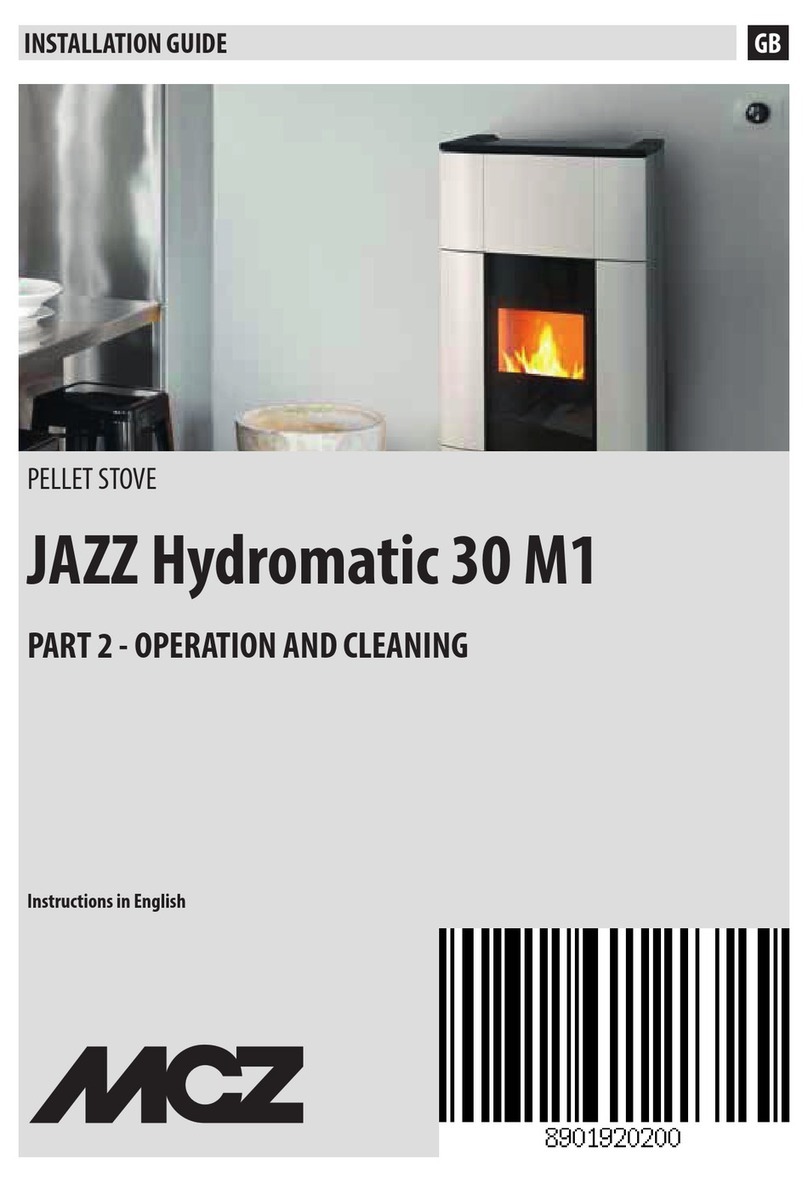 MCZ JAZZ Hydromatic 30 M1 installation guide