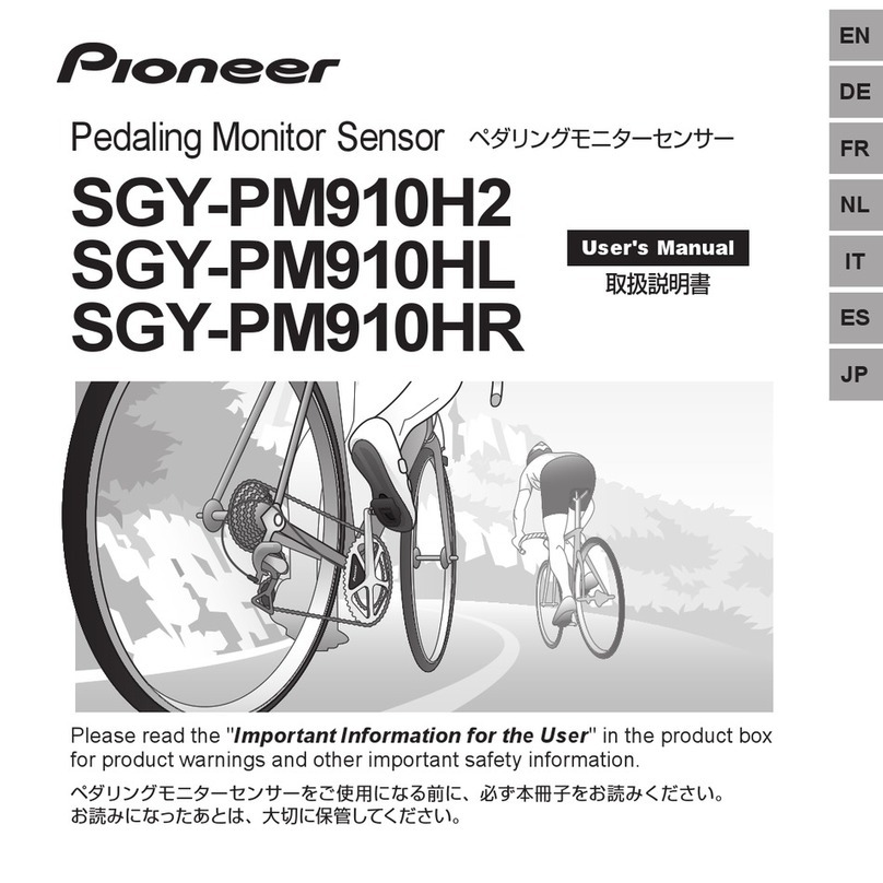 Pioneer SGY-PM910HR user manual