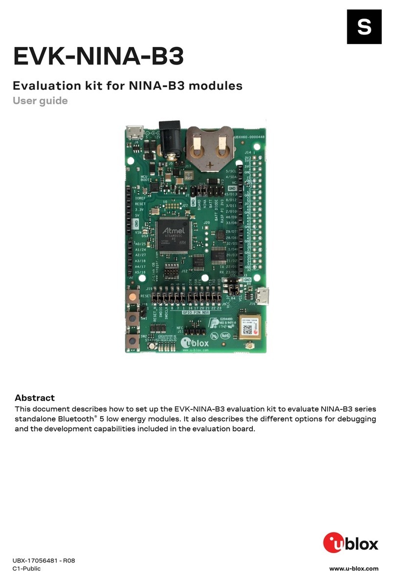 Ublox EVK-NINA-B3 Series user guide