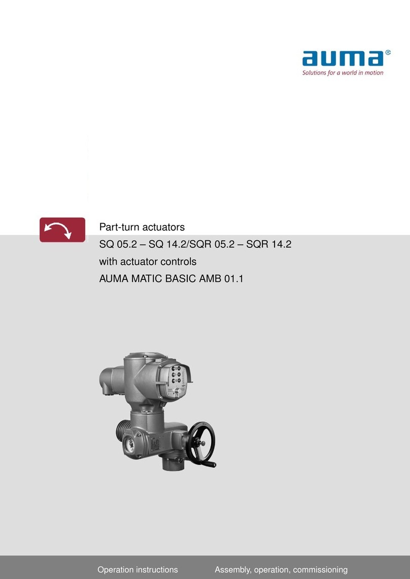 AUMA AMB 01.1 User manual AUMA AMB 01.1 User manual