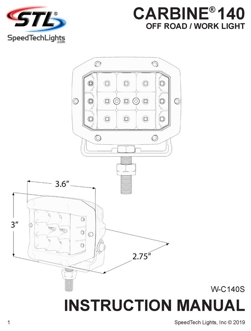 SpeedTech Lights CARBINE 140 instruction manual