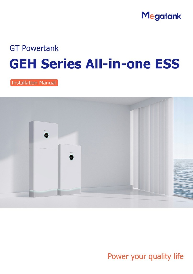Megatank GEH Series instruction manual Megatank GEH Series instruction manual