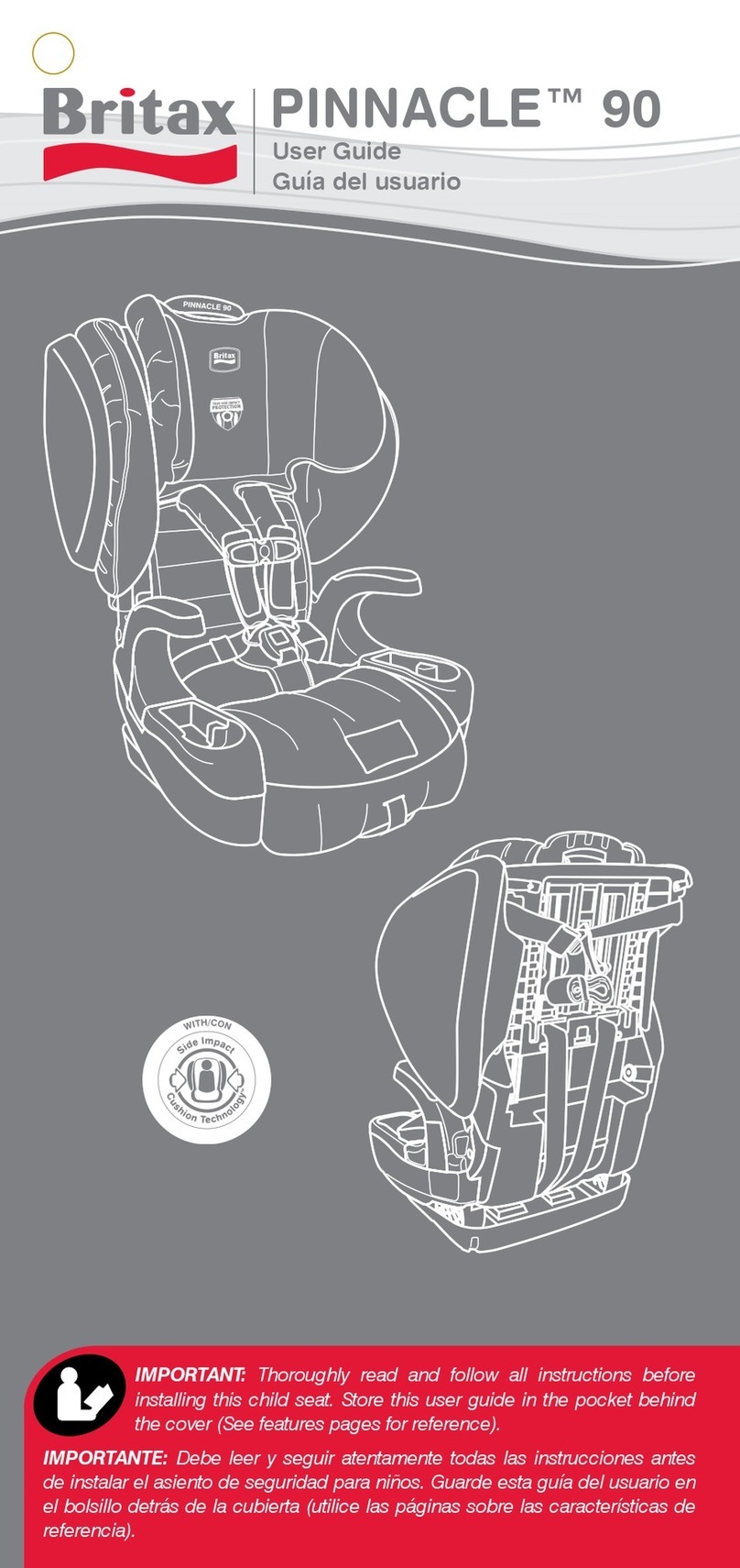 Britax PINNACLE 90 User manual