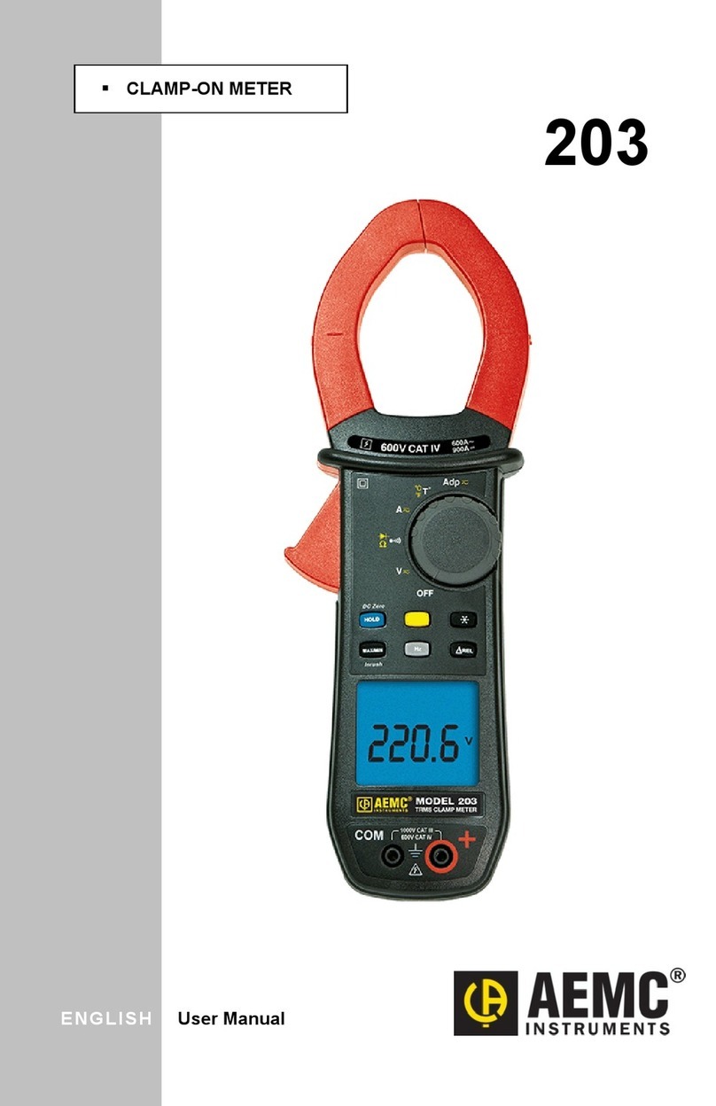 AEMC 203 User manual