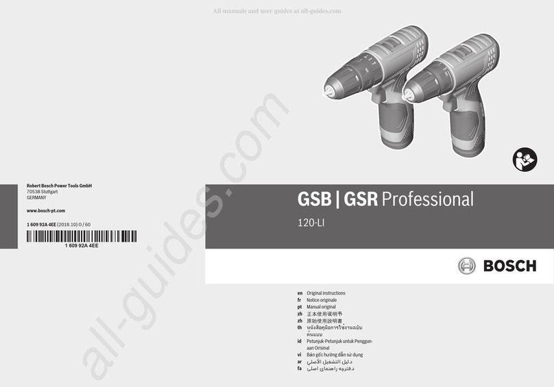 Bosch Professional GSB 120-LI User manual