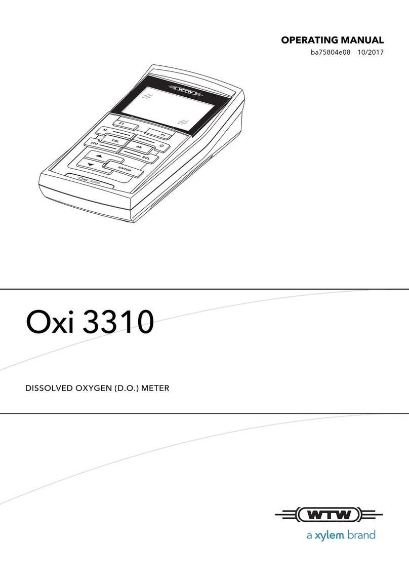 Xylem WTW Oxi 3310 User manual
