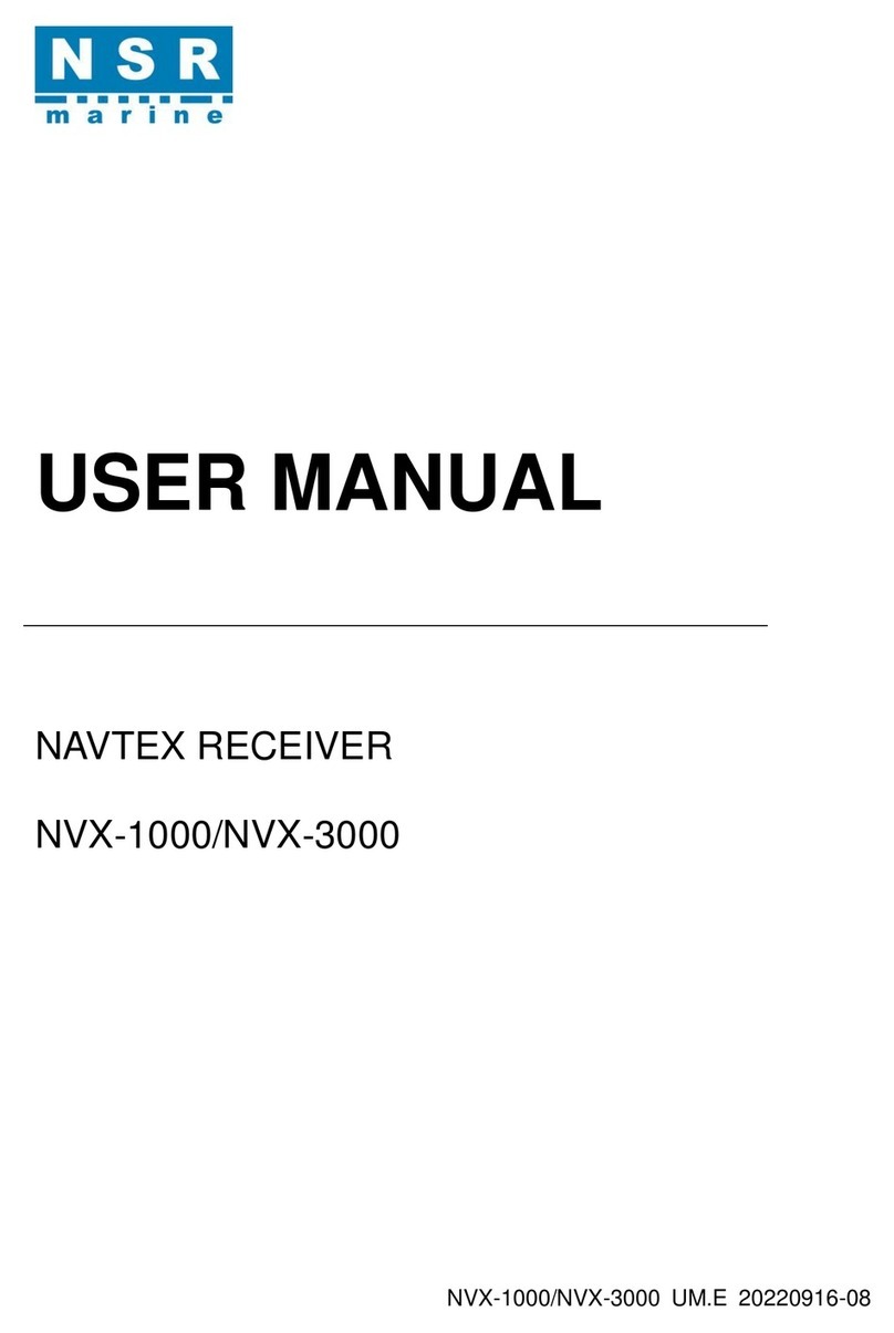 NSR Marine NVX-1000 user manual