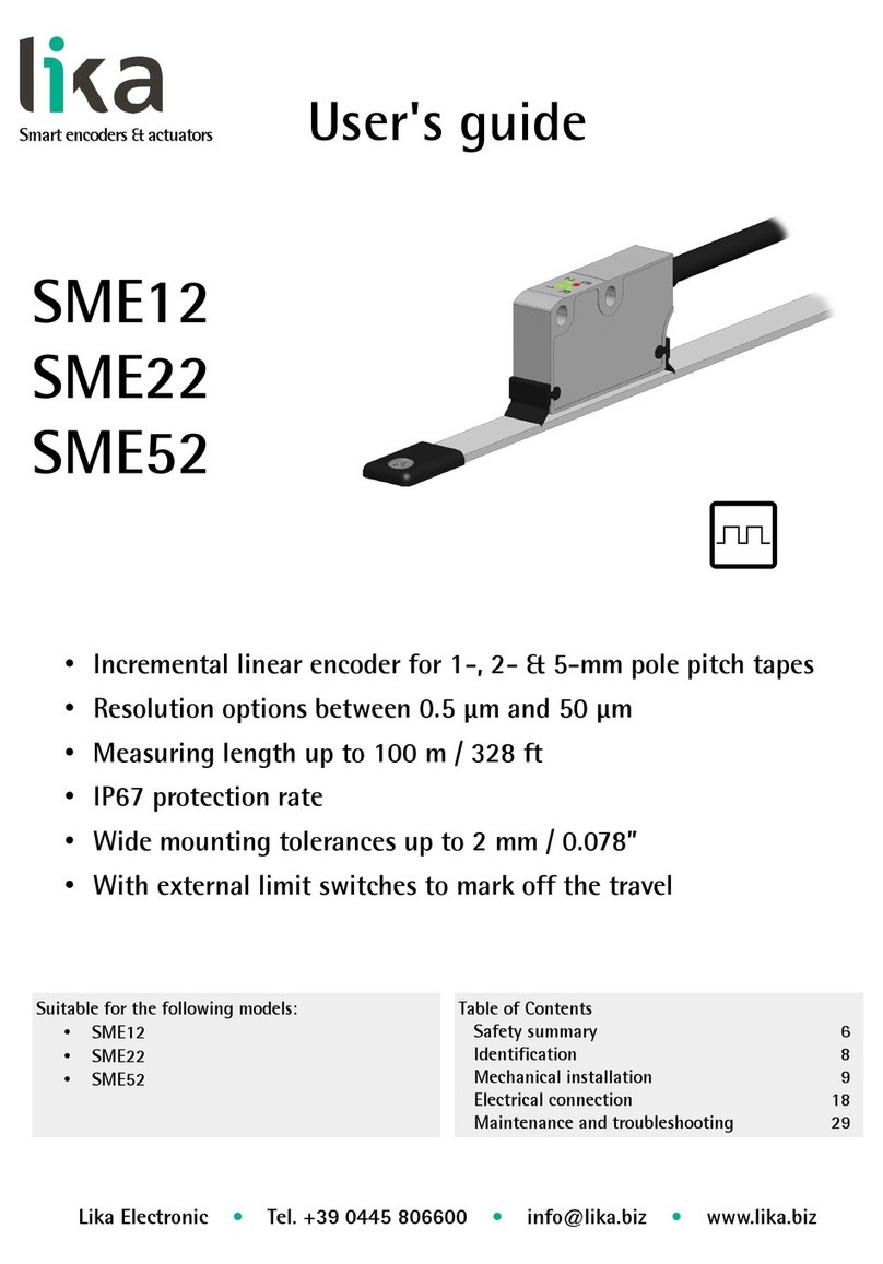 Lika Linepuls SME22 Series User manual