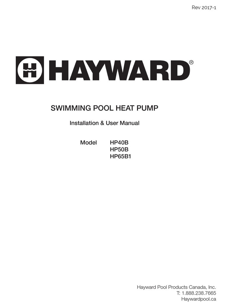 Hayward HP40B Installation & user manual