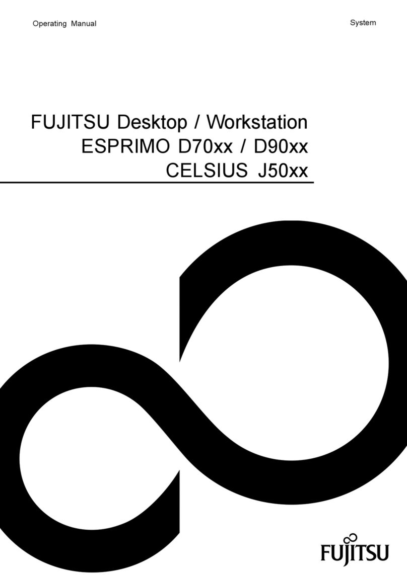 Fujitsu ESPRIMO D70 Series User manual