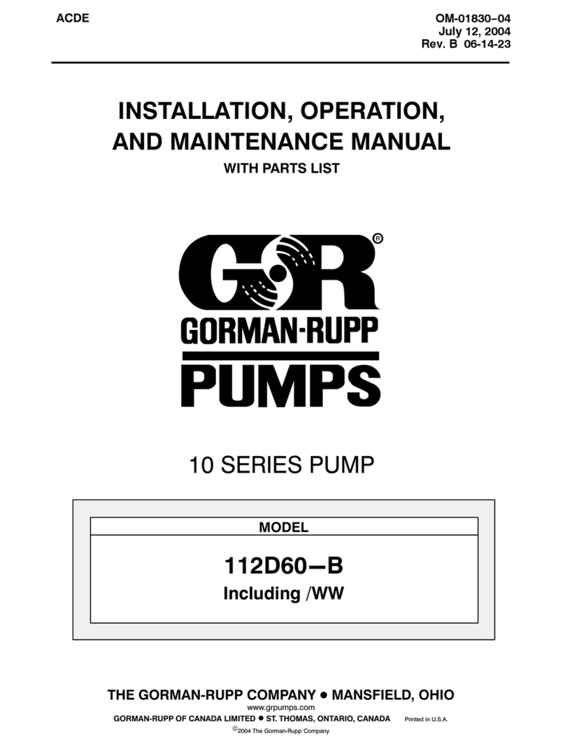 GORMAN-RUPP PUMPS 112D60-B Application guide GORMAN-RUPP PUMPS 112D60-B Application guide