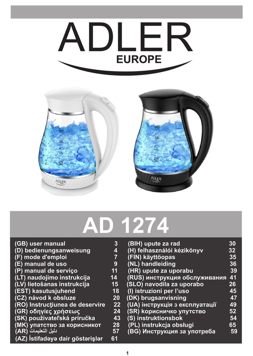 Adler Europe AD 1274 user manual