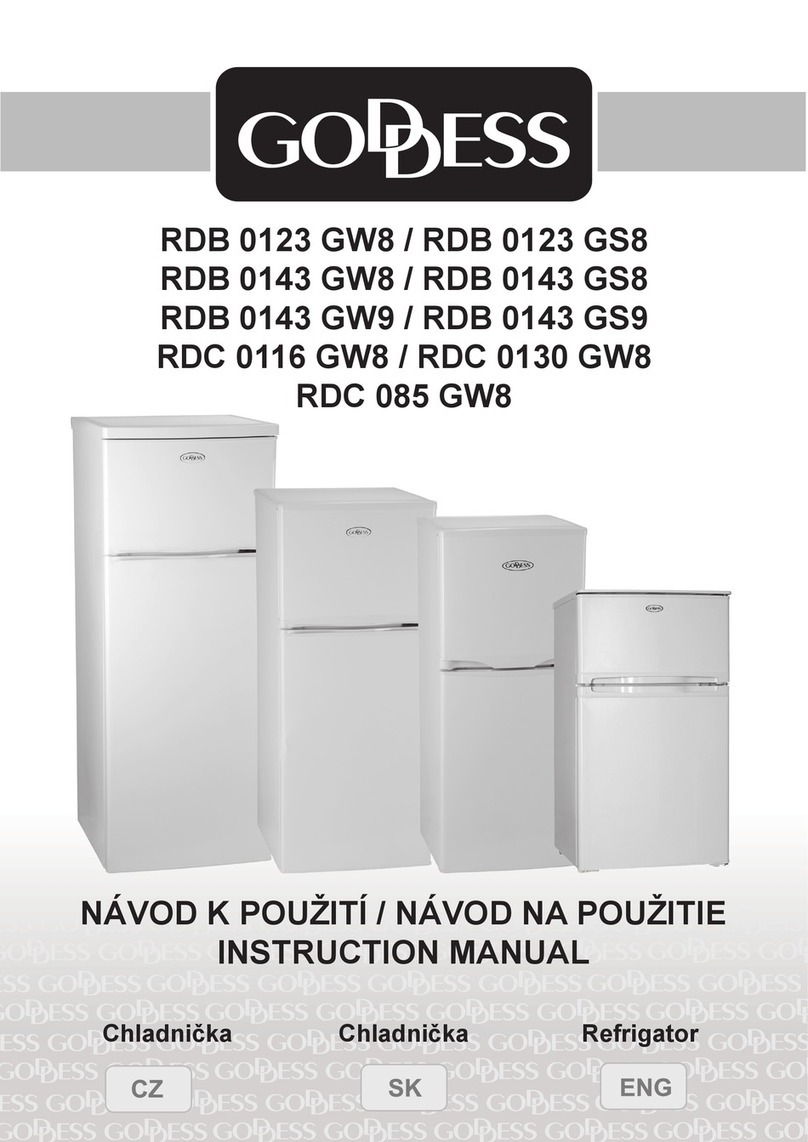 Goddess RDC 0116 GW8 instruction manual