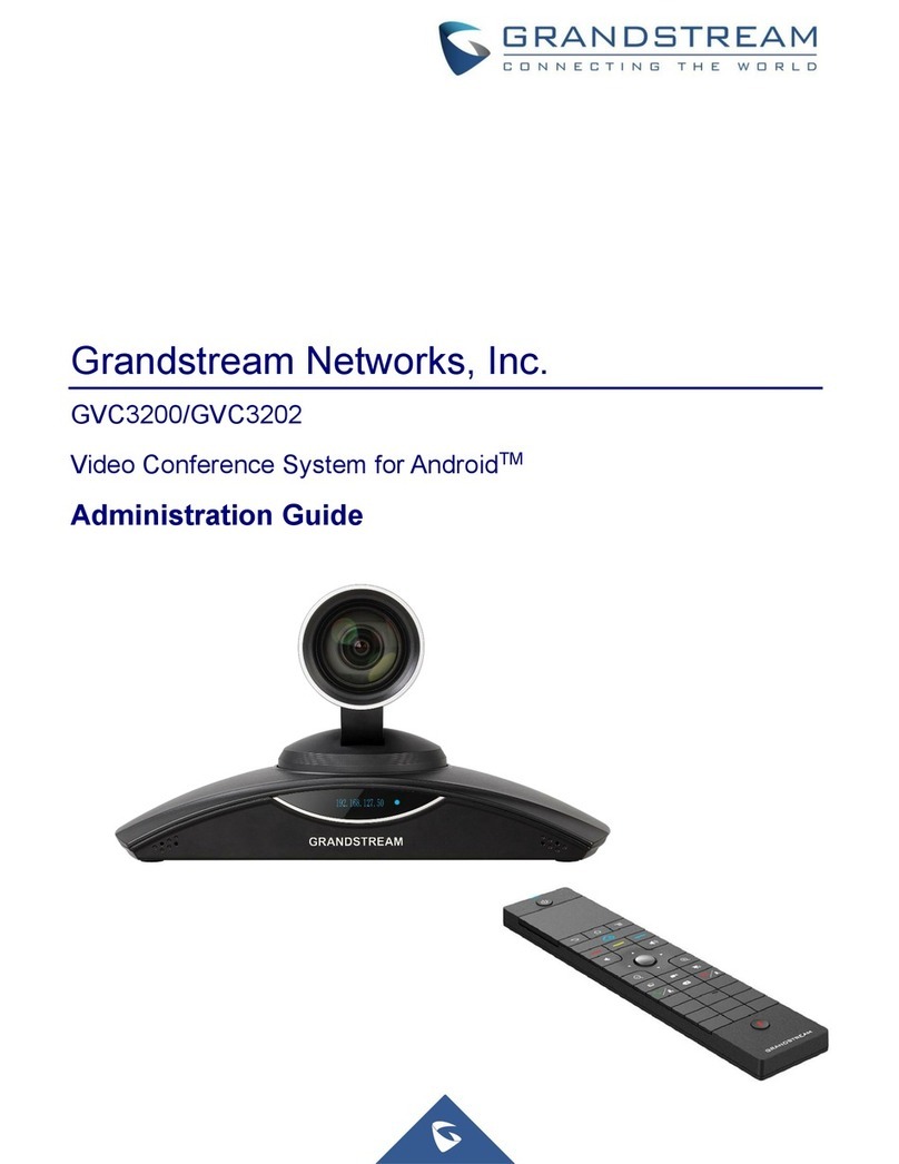 Grandstream Networks GVC3200 Instruction Manual Grandstream Networks GVC3200 Instruction Manual