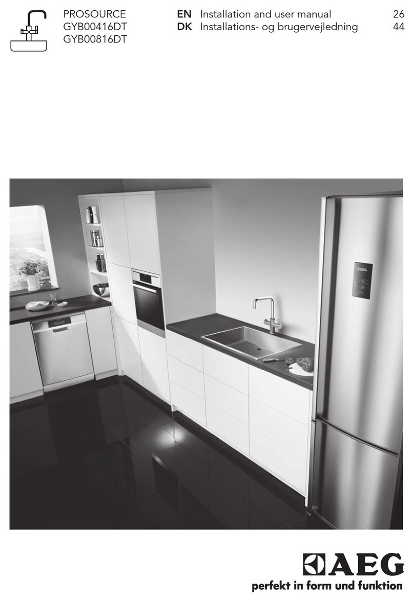 AEG GYB00416DT User manual