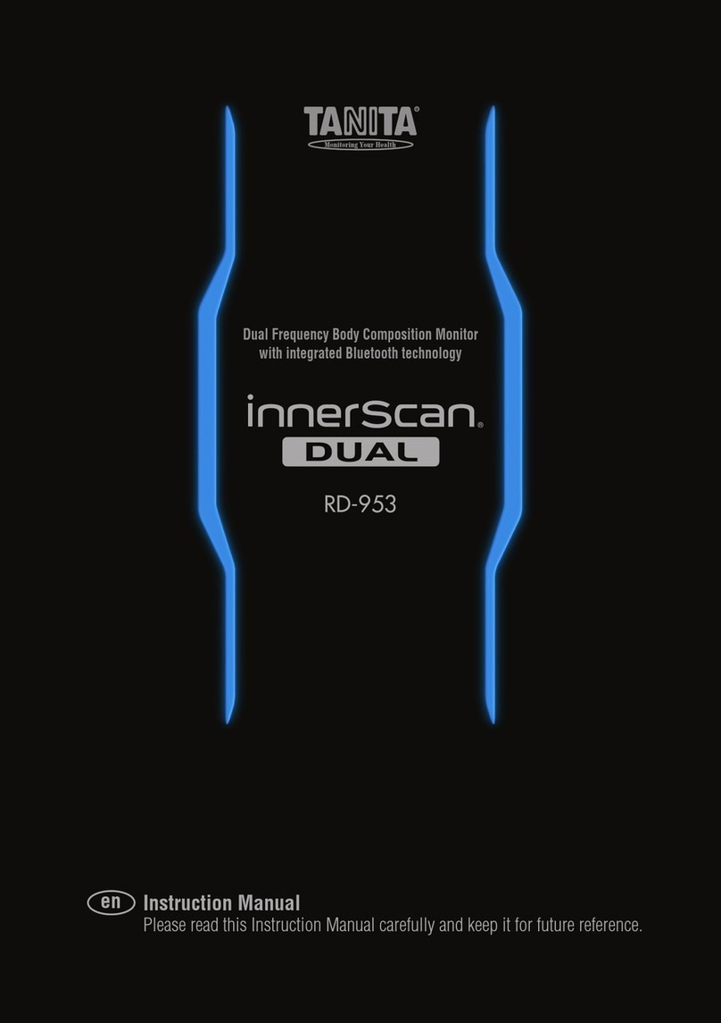 Tanita innerscan User manual