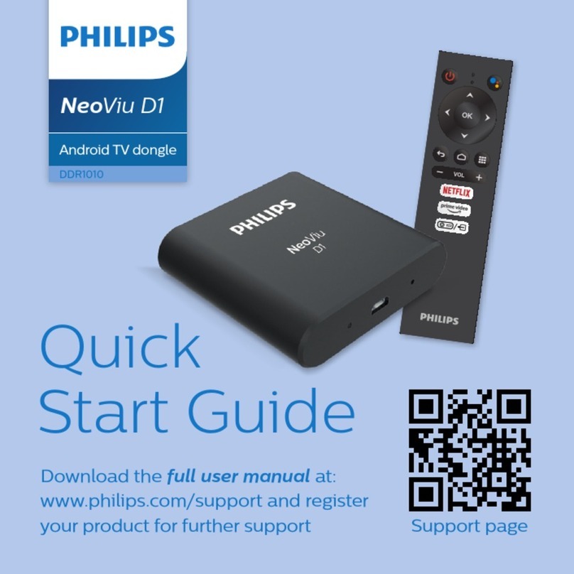 Philips DDR1010 User manual