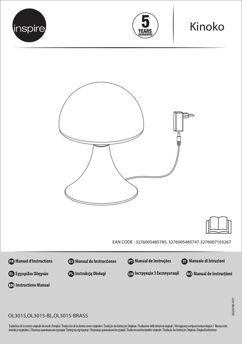 Inspire OL3015-BL User manual Inspire OL3015-BL User manual