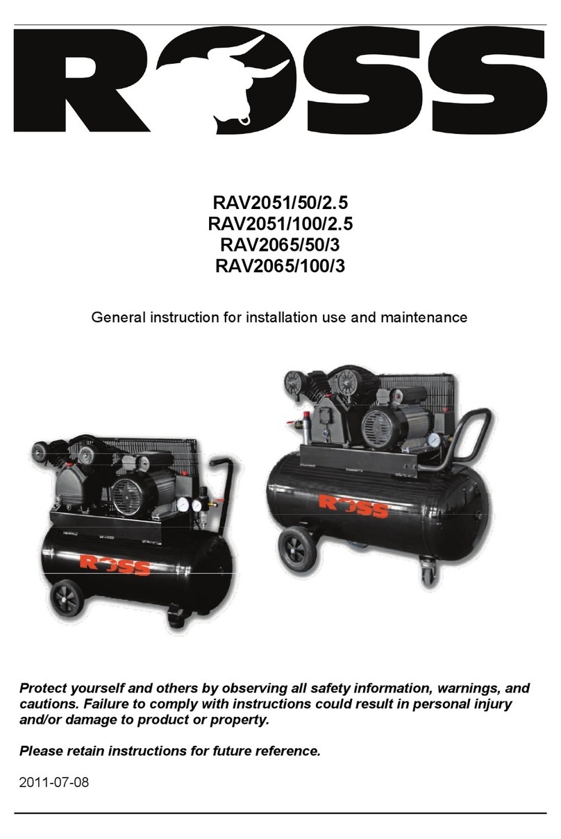 Ross RAV2051/50/2.5 General Instruction