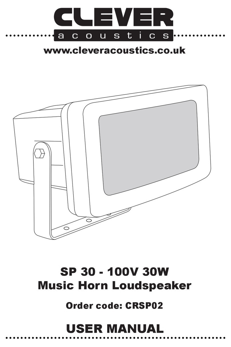 Clever Acoustics CRSP02 user manual