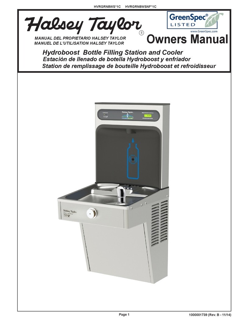 Halsey Taylor HVRGRN8WS 1C Series owner's manual Halsey Taylor HVRGRN8WS 1C Series owner's manual