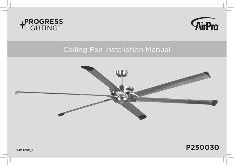 Progress Lighting AirPro Huff P250030-031 User manual