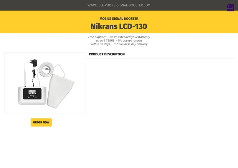 Nikrans LCD-130 quick start guide