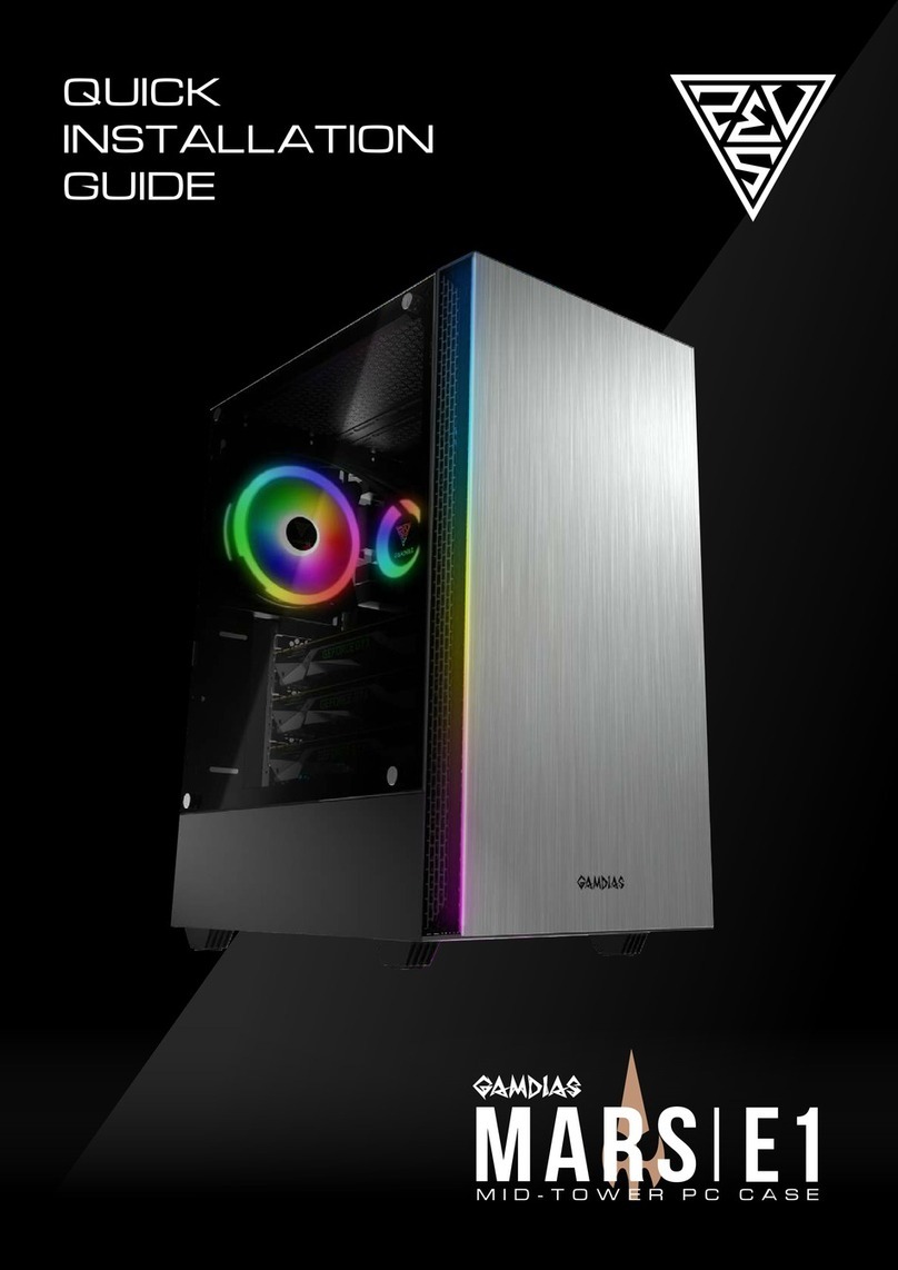 GAMDIAS MARS E1 Quick installation guide