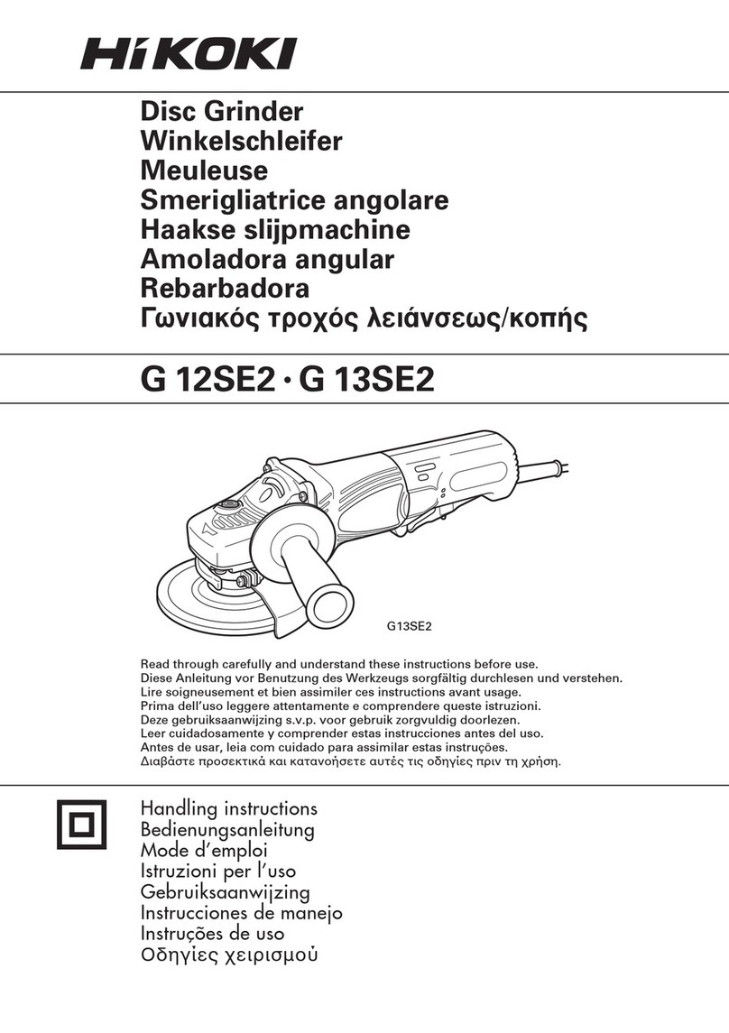 HIKOKI G 13SE2 User manual
