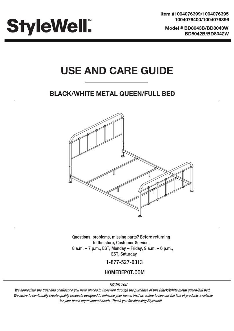 StyleWell BD8043B Use and care guide StyleWell BD8043B Use and care guide