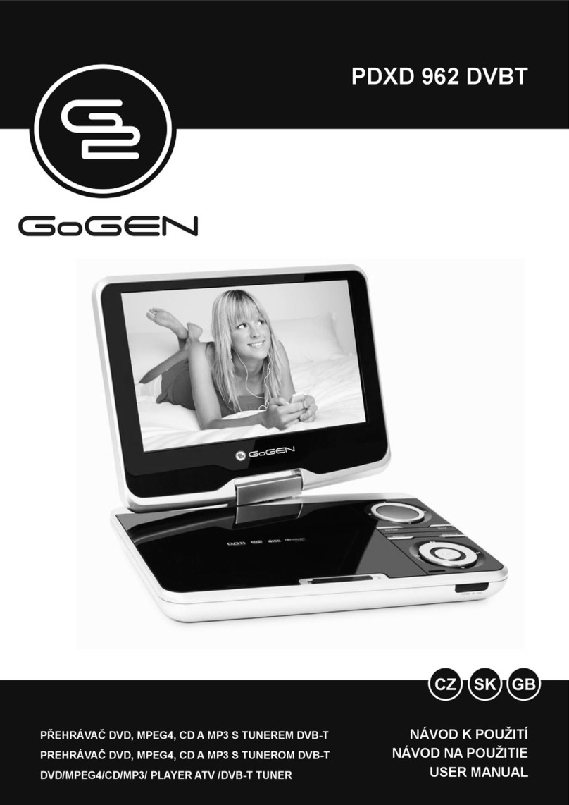 Gogen PDXD 962 DVBT User manual