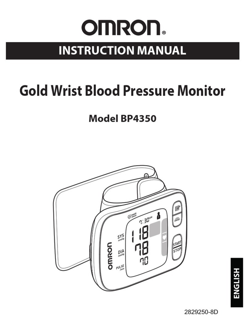 Omron BP4350 User manual Omron BP4350 User manual