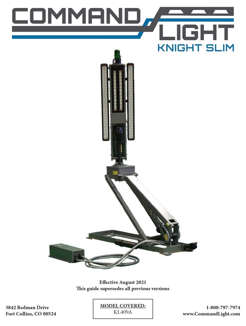 Command Light KL409A User manual