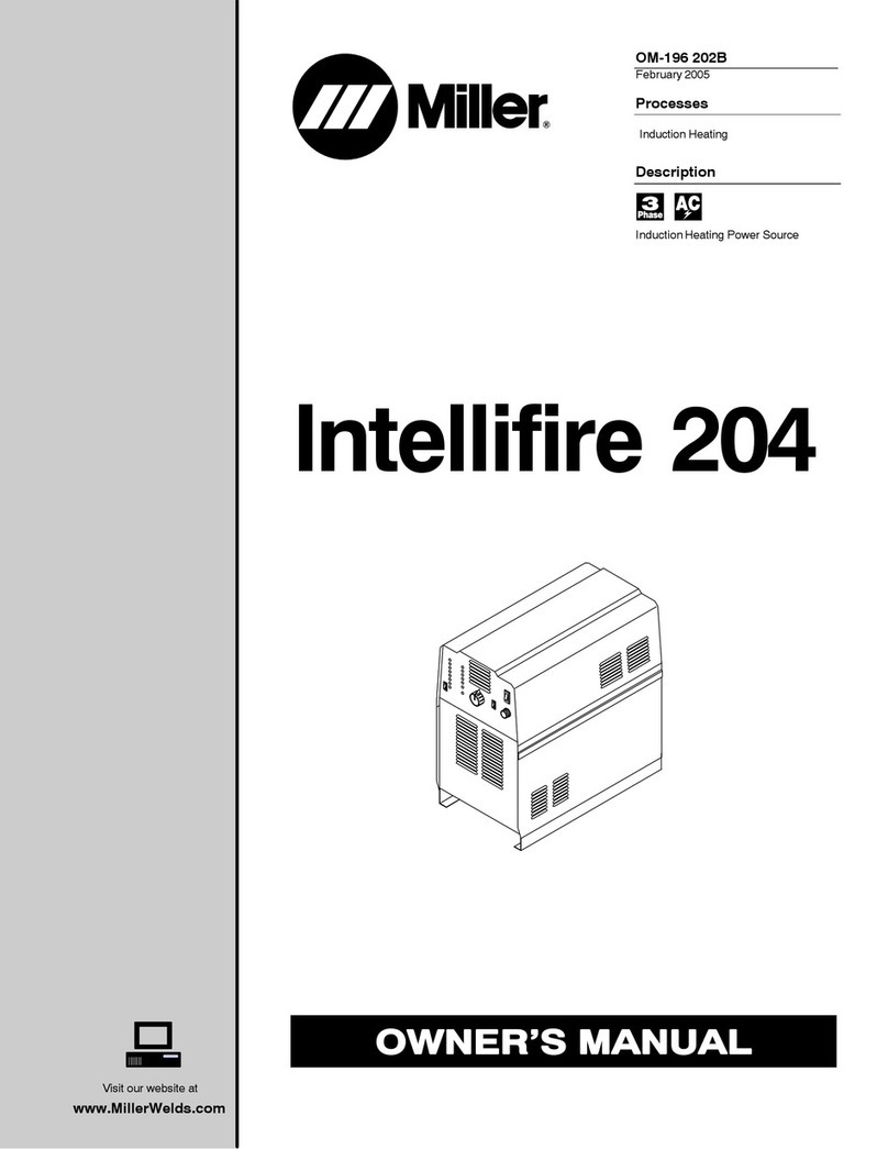 Miller Intellifire 204 owner's manual