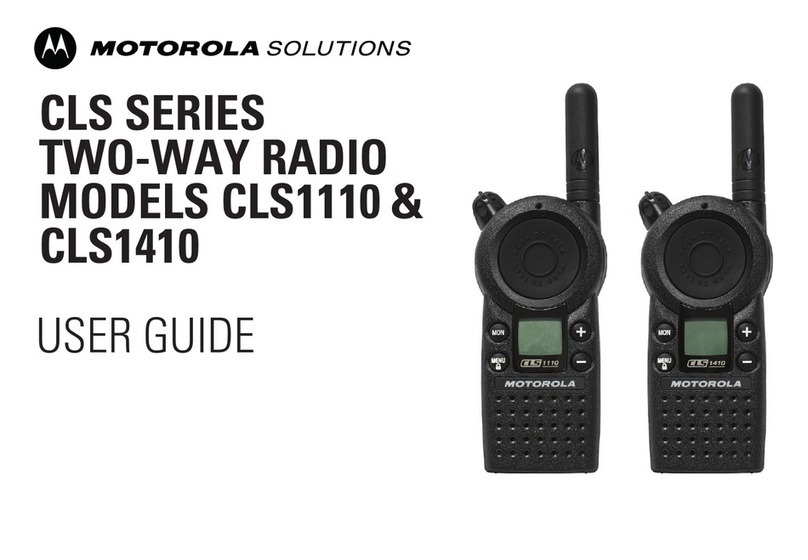 Motorola CLS1410 User manual
